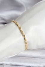 14K Gold Renk Kaplama Zincir Model Kadın CM Bileklik