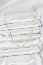 CM 14K Gold Renk Pirinç Lazer Model 60 cm Kadın Kolye