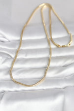 CM 14K Gold Renk Yılan Zincir Model 60 cm Kadın Kolye
