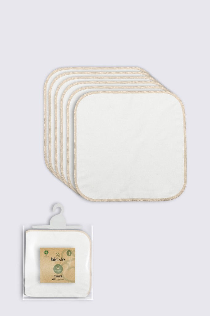 Organik 28x28 6'Lı Penye Mendil
