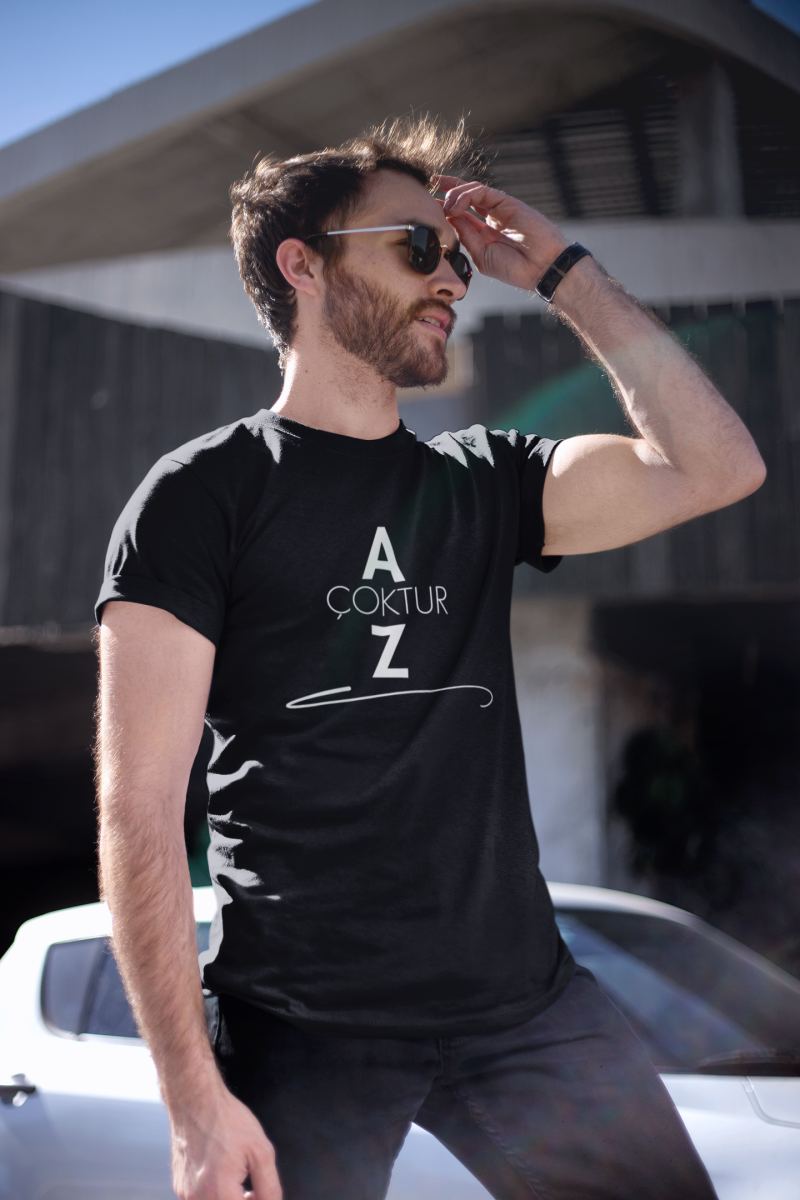 Unisex Erkek/Kadın Özel Baskılı Modern Fit %100 Pamuk Bisiklet Yaka T-Shirt