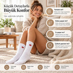 UNİSEX Çorap Beyaz Hayvan Nakışlı 3'lü Set Yengeç Yılan Kedi Desenli Uzun Soket Günlük Spor Çorabı