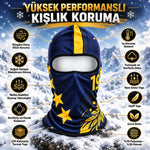 Taraftar Maskesi Kışlık Unisex Termal Balaklava Boyunluk Nefes Alabilen Rüzgara Dayanıklı