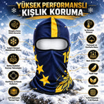 Taraftar Maskesi Kışlık Unisex Termal Balaklava Boyunluk Nefes Alabilen Rüzgara Dayanıklı