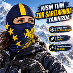 Taraftar Maskesi Kışlık Unisex Termal Balaklava Boyunluk Nefes Alabilen Rüzgara Dayanıklı