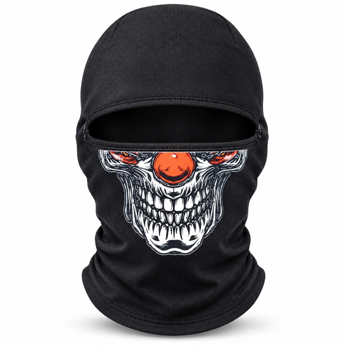 Unisex Şık Palyaço Desenli Balaklava Kışlık Tam Yüz Maske Termal Nefes Alan Esnek Kask Altı Boyunluk
