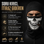 Unisex Kuru Kafa Puro Baskılı Balaklava 1 Adet Tek Beden Viskoz Kask İçi Outdoor Maske