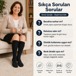 Kadın 70 Denye 6'lı Kalın Anne Çorabı Dizaltı Topuksuz Esnek Günlük Kullanım Çorabı Ten Siyah Bronz Vizon