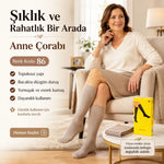 Kadın 40 Denye 6'lı İnce Anne Çorabı Dizaltı Topuksuz Esnek Günlük Kullanım Çorabı Ten Siyah Bronz Vizon