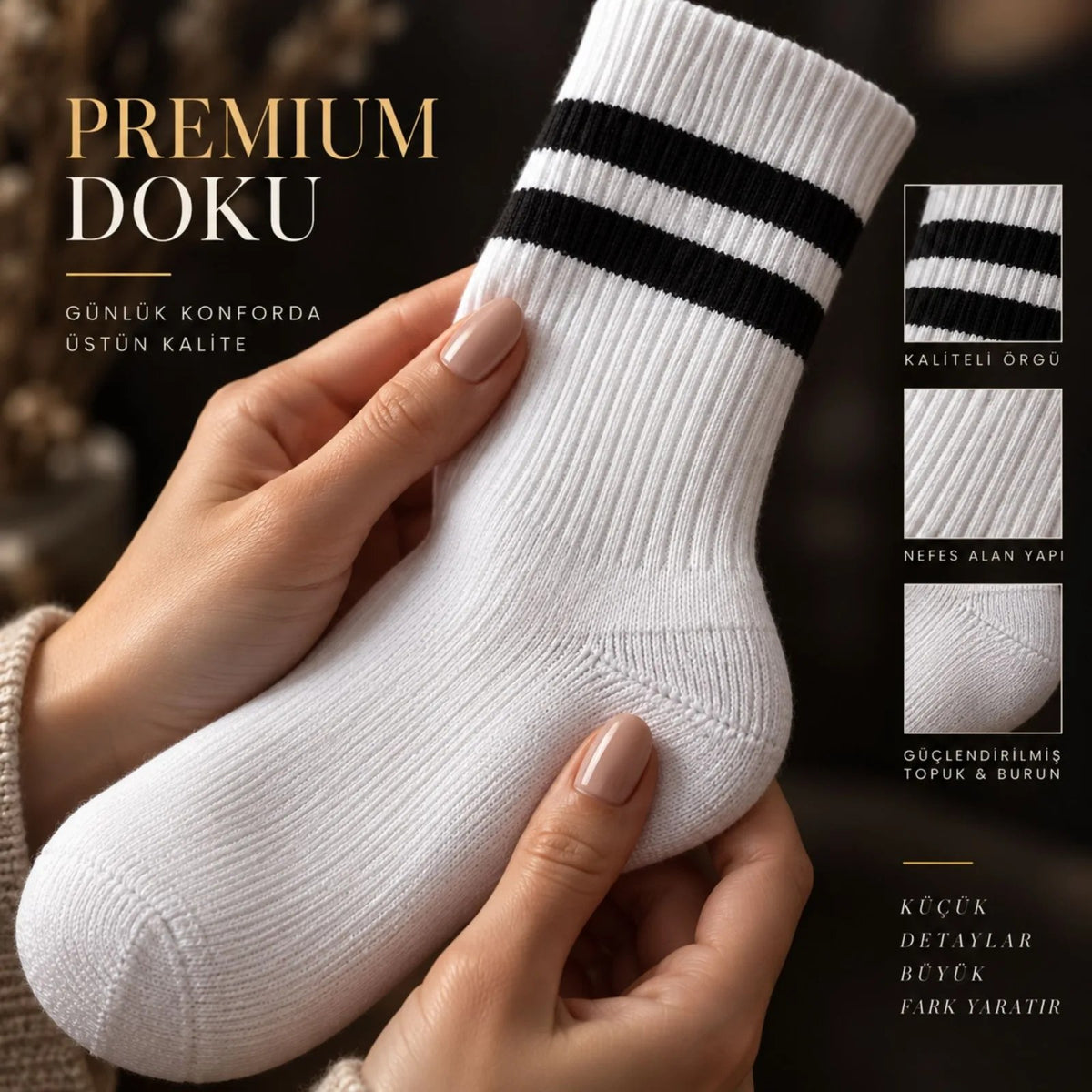 Unisex Renkli Çorap Çizgili 8'li Set Uzun Soket Günlük Spor Kolej Stil Rahat Şık Kadın Erkek Çorabı