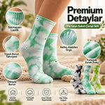 Unisex Batik Desenli Çorap 6'lı Set Renkli Pamuklu Uzun Soket Dikişsiz Nefes Alan Günlük Spor Çorabı