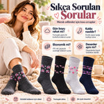 Kadın Ekonomik Çiçek Desenli Soket Çorap 12'li Set | Karışık Renkli Günlük Bayan Çorabı 12 Çift Seti