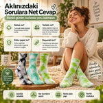Unisex Batik Desenli Çorap 3'lü Set Renkli Pamuklu Uzun Soket Dikişsiz Nefes Alan Günlük Spor Çorabı