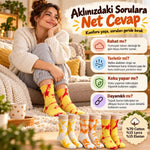 Unisex Batik Desenli Çorap 3'lü Set Pamuklu Renkli Uzun Soket Dikişsiz Nefes Alan Günlük Spor Çorabı