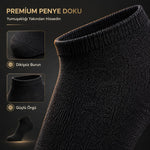 Erkek Pamuklu Patik Çorap 12’li Paket 39-44 | Dikişsiz Burun, Koku Karşıtı, Nefes Alan Kısa Konç Sneaker Çorabı