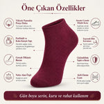 Erkek Pamuklu Patik Çorap 6’lı Paket 39-44 | Dikişsiz Burun, Koku Karşıtı, Nefes Alan Kısa Konç Sneaker Çorabı