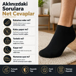 Erkek Patik Çorap 12’li Renk Seçenekleri 39-44 Yüksek Pamuklu Dikişsiz Koku Karşıtı