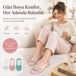 Kadın Hayvan Figürlü Görünmez Ekonomik Babet Çorabı 12’li Paket – Kaymaz Topuklu Pamuklu Ekru, Pembe, Nane Yeşili