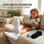 Çocuk Patik Çorap 6’lı Set – Pamuklu, Nefes Alan Günlük Kısa Çorap