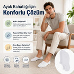 Erkek Bambu 12’li Dikişsiz Babet Çorap Siyah Beyaz Gri Görünmez Sneaker Çorap Nefes Alan Yumuşak