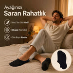 Erkek Bambu 12’li Dikişsiz Babet Çorap Siyah Beyaz Gri Görünmez Sneaker Çorap Nefes Alan Yumuşak