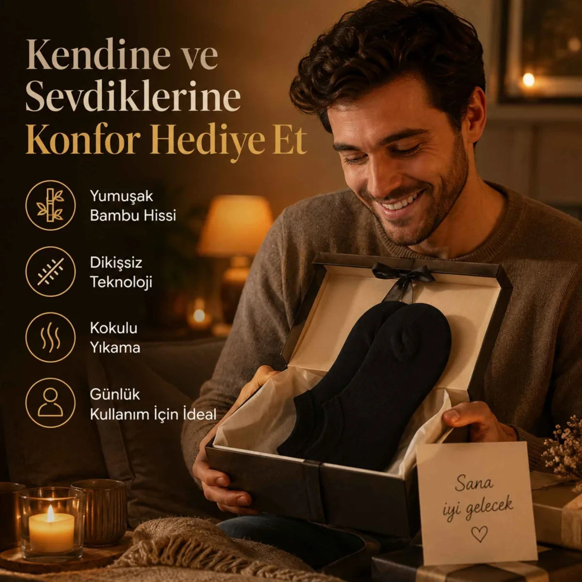 Erkek Bambu 12’li Dikişsiz Babet Çorap Siyah Beyaz Gri Görünmez Sneaker Çorap Nefes Alan Yumuşak