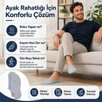 Erkek Bambu 6’lı Dikişsiz Babet Çorap Siyah Beyaz Gri Görünmez Sneaker Çorap Nefes Alan Yumuşak