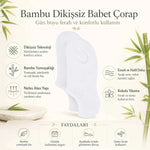 Erkek Bambu 6’lı Dikişsiz Babet Çorap Siyah Beyaz Gri Görünmez Sneaker Çorap Nefes Alan Yumuşak
