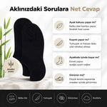 Kadın Bambu 6’lı Dikişsiz Babet Çorap Siyah Beyaz Gri Görünmez Sneaker Çorap Nefes Alan Yumuşak