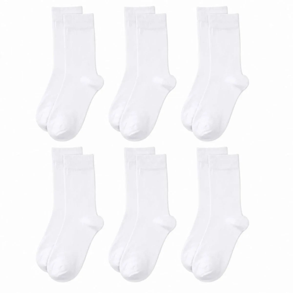 Erkek Bambu Soket Çorap 6’lı Paket, Dikişsiz Parfümlü Nefes Alan Yumuşak Nem Emici Günlük Uzun Çorap