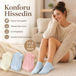 Kadın Bambu Dikişsiz Patik Çorap 12’li Paket – Yumuşak, Nefes Alan, Nem Emici Kısa Konç Günlük Çorap – Krem, Mavi, Pembe