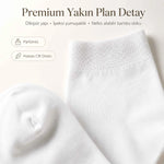 Kadın Bambu Uzun Çorap 12’li Paket, Dikişsiz Burunlu Yumuşak Dokulu Siyah Beyaz Gri