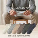 Erkek Görünmez Çorap 6’lı Set, Babet Kesim, Yumuşak ve Esnek Yapı, Krem, Açık Gri, Bej, Vizon, Antrasit, Füme