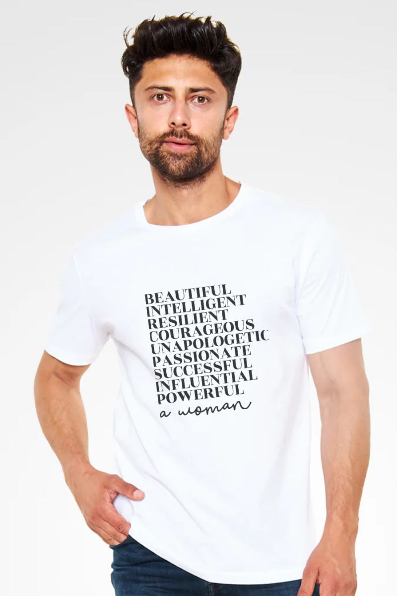 Unisex Oversize 24/1 Penye DTF Baskılı Tişört - DTF205