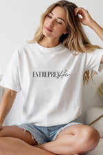Unisex Oversize 24/1 Penye DTF Baskılı Tişört - DTF234
