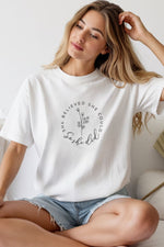 Unisex Oversize 24/1 Penye DTF Baskılı Tişört - DTF260