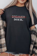 Unisex Oversize 24/1 Penye DTF Baskılı Tişört - DTF293