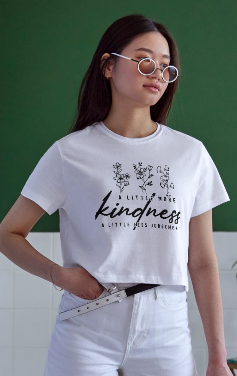 Unisex Oversize 24/1 Penye DTF Baskılı Tişört - DTF53