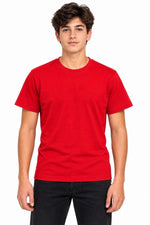 Erkek Çocuk Basic Bisiklet Yaka Kısa Kollu Slim Fit Yazlık Tişört