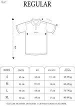 Erkek Polo Yaka tişört Slim Fit Baskılı Kısa kol T-Shirt - Mavi