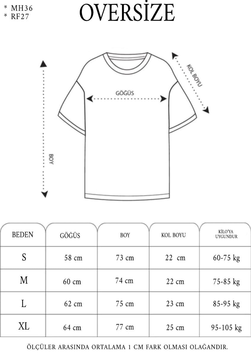Kadın Düz  Kısa kol Penye T-shirt - Siyah