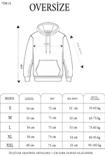 Erkek 3 İplik Pamuklu Kapüşonlu Cepli Düz Oversize Hoodie Sweatshirt - Beyaz