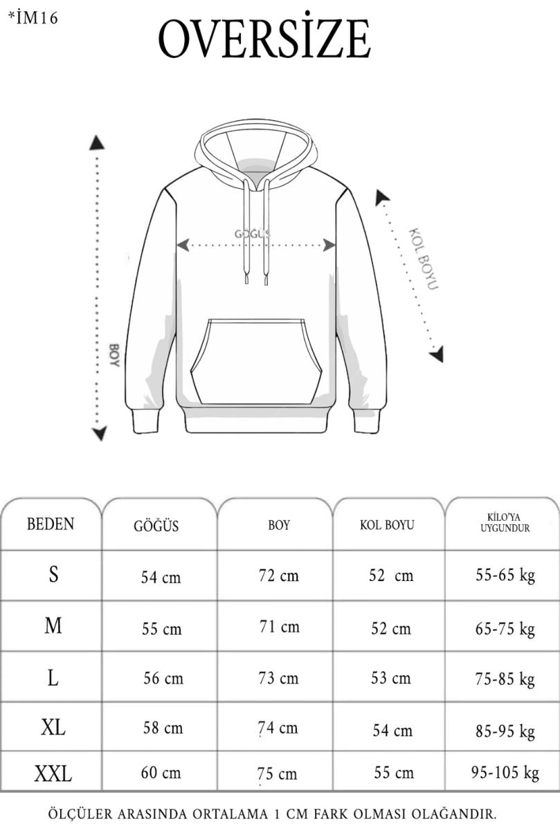Kadın Kapüşonlu Kanguru Cepli 3 İplik Pamuklu Düz Hoodie Sweatshirt - Gri