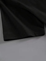 Kadın Brooklyn Baskılı Tişört Kısa Kol Bisiklet Yaka Oversize T-Shirt - Siyah