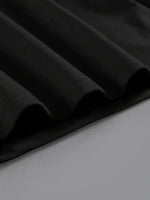 Kadın Kahve Desen Baskılı Tişört Kısa Kol Bisiklet Yaka Oversize T-Shirt - Siyah