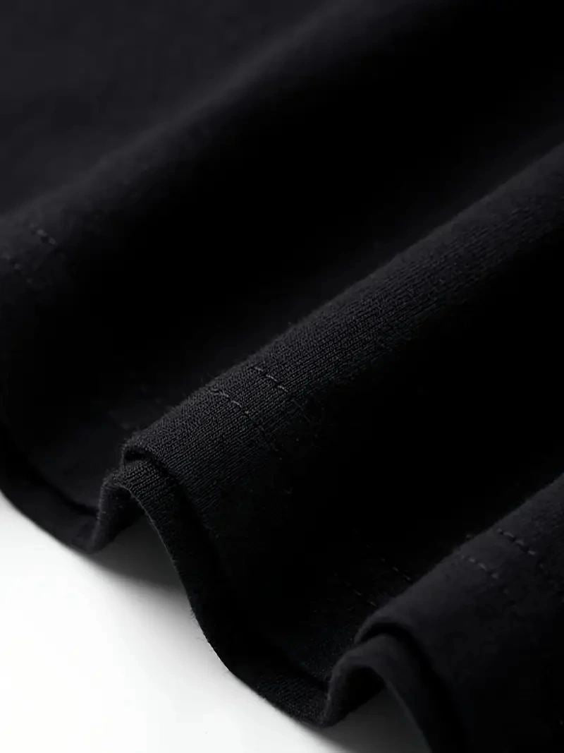 Kadın T-Shirt  "GANDHI The Project" Baskılı Kısa Kollu tişört - Siyah